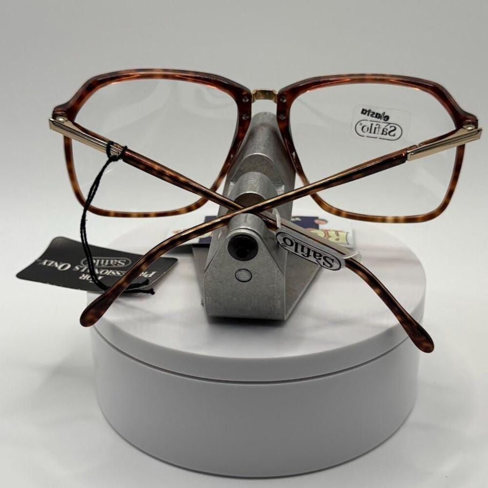 True Vintage Eyeglasses | NOS | Safilo Elasta | Tortoise Plastic | Made In Italy - Picture 7 of 9